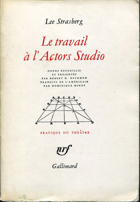 Le travail à l'Actors Studio Lee Strasberg